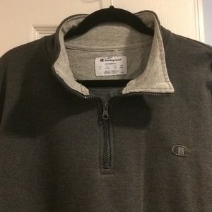 Champion Men/'s Powerblend Fleece 1//4 Zip Pullover
